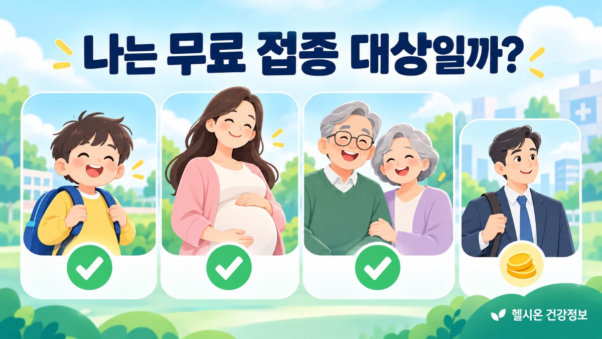 독감 무료 예방접종 대상 어린이 임신부 65세 이상, 50~64세는 유료